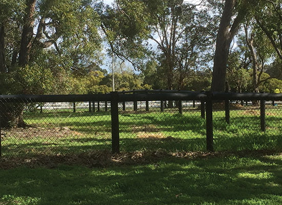 PERMAPole Inspiration |Horse paddock fencing with mesh